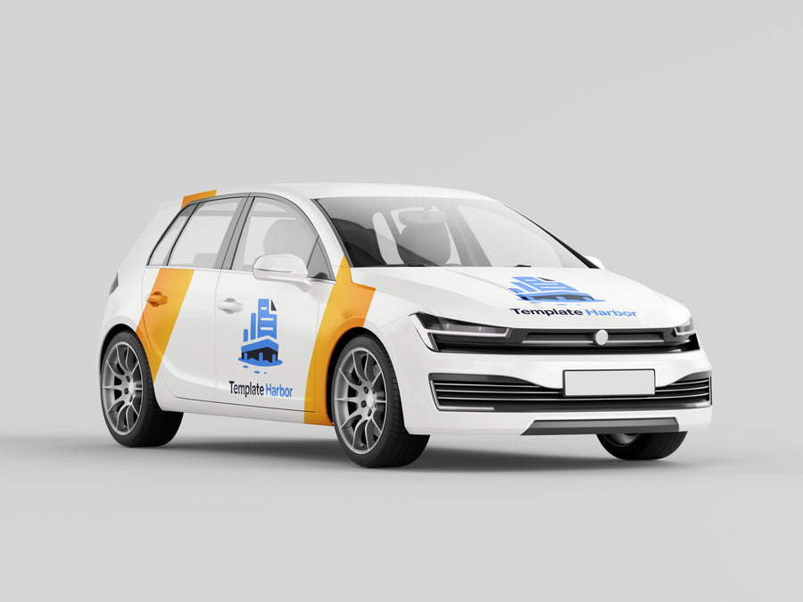 Hatchback Car - Photoshop Mockup