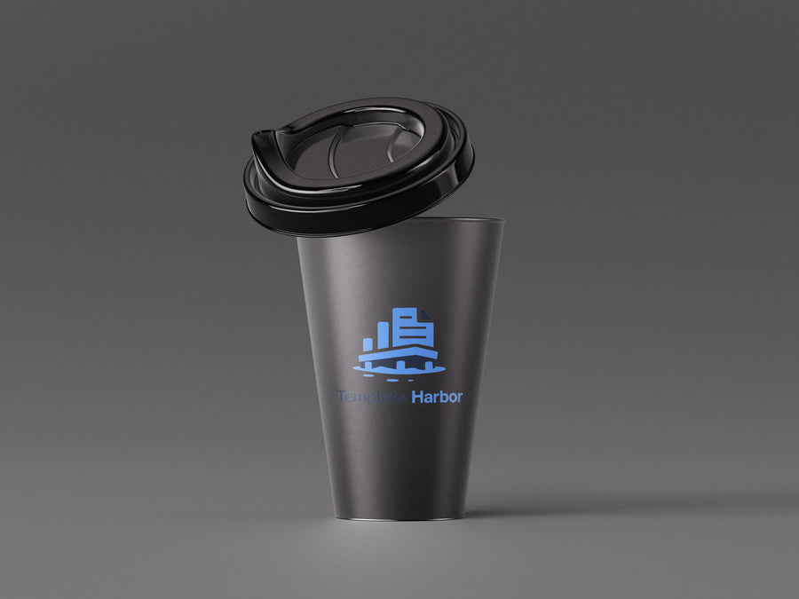 Plastic Coffee Mug – Clean Photoshop Mockup