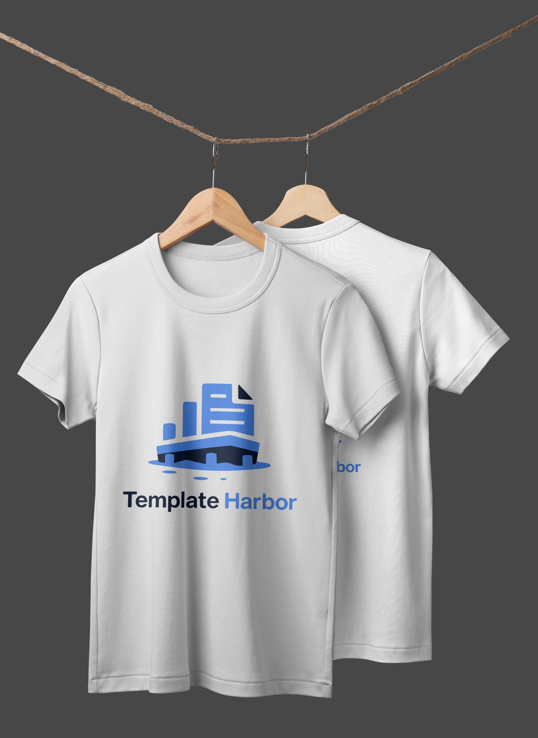 T-Shirt on Hanger – Clean Photoshop Mockup